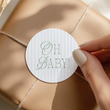 Åh Baby Vintage Förfinad Pojke Baby Shower
