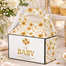 Åh Baby Watercolor Rose Guld Baby Shower