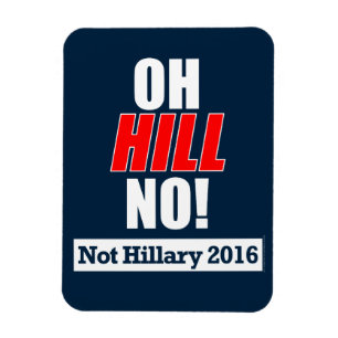 Åh Backe! Clinton mot Hillary Clinton 2016 Magnet