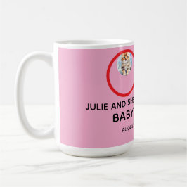Åh Bebis Katt Bild Baby Shower Kaffemugg