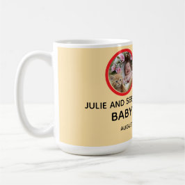 Åh Bebis Katt Bild Baby Shower Kaffemugg