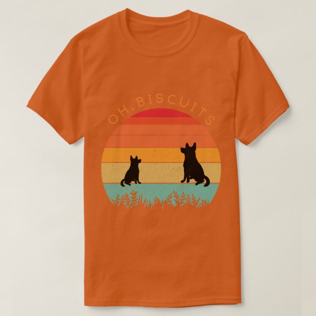 Åh Biscuits Bluey 2 T Shirt (Design framsida)