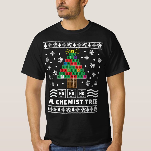 Åh Chemistree Funny Science Design Gift T Shirt (Framsida)