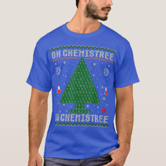 Åh Chemistree Funny Science jul Ugly Sweater T Shirt