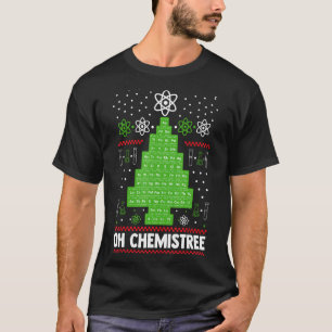 Åh Chemistree jul-periodisk Bord-kemi T Shirt