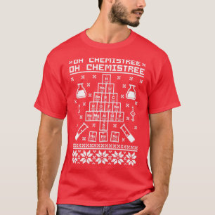 Åh Chemistree Oh Chemistree Chemistry Ugly Sweater T Shirt