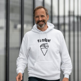 Åh, crêpe! Funny Cute Minimalistic Food Hoodie