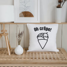 Åh, crêpe! Funny Cute Minimalistic Food