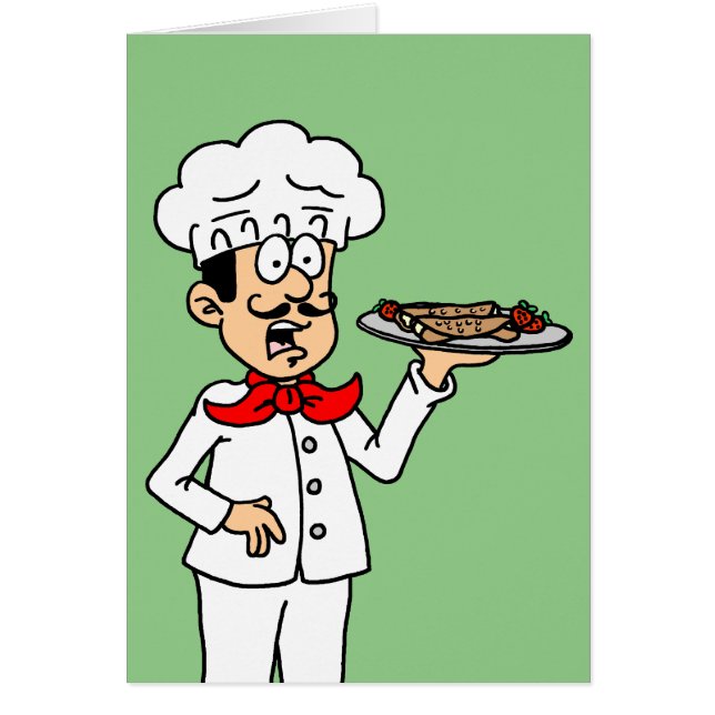 Åh Crepe, jag glömde ditt födelsedagskort Hälsningskort (Framsidan)