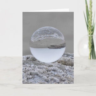 Åh Crystal Boll tar mig till Oceanen - framsynt Kort