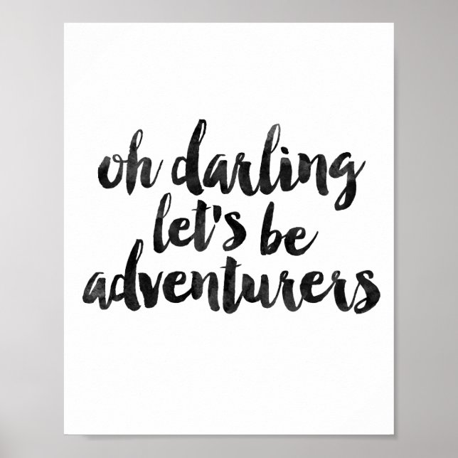 Åh Darling Låt oss BE Adventurers Poster (Framsidan)