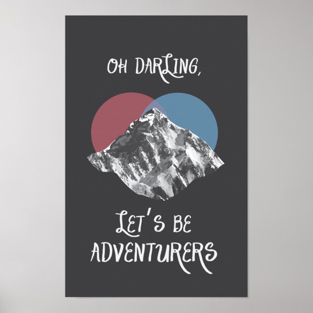 Åh Darling Låt oss BE Adventurers Poster Indie (Framsidan)