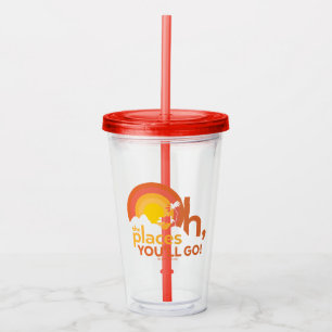 Åh, De Platser Du Kommer Att Gå! Landskapstypograf Take Away Mugg