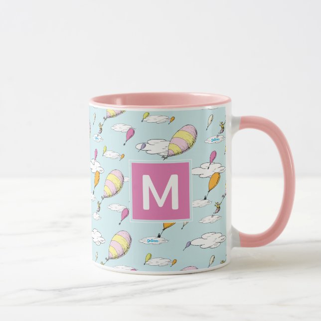 Åh, de platser du kommer att gå! Monogram Mugg (Höger)
