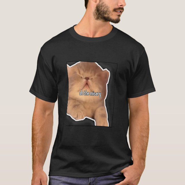 Åh Den Elände Katten T Shirt (Framsida)