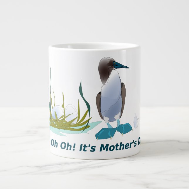 Åh det är mors dag jumbo mugg (Framsidan)