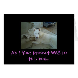 Åh! Din nuvarande... Hälsningskort