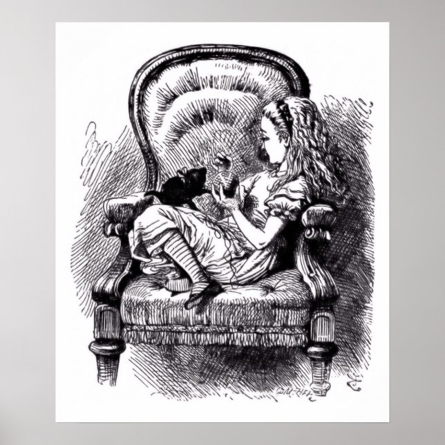 Åh, du har blivit liten (1871) poster (Framsidan)