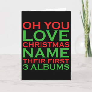 Åh, du Kärlek jul Namn deras första tre album Kort