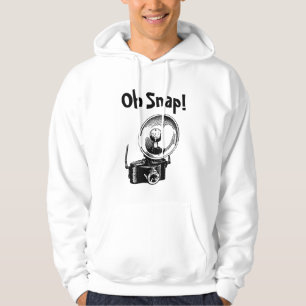 Åh Fäst med Coola Vintage Camera Hoodie