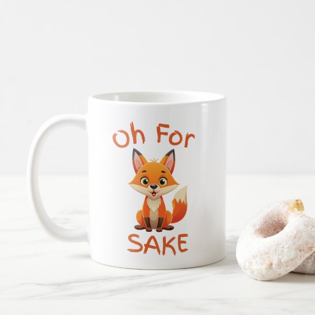 Åh För Fох Skull Kaffemugg (Med munk)