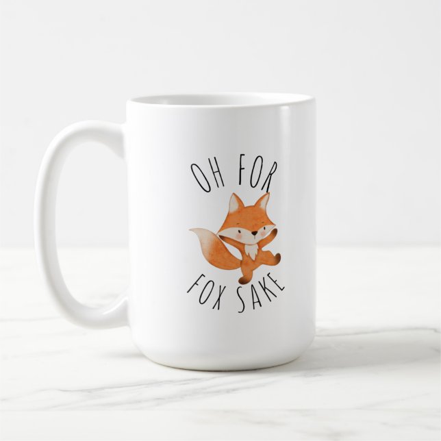Åh för Fox Sake Coffee Mugg (Vänster)