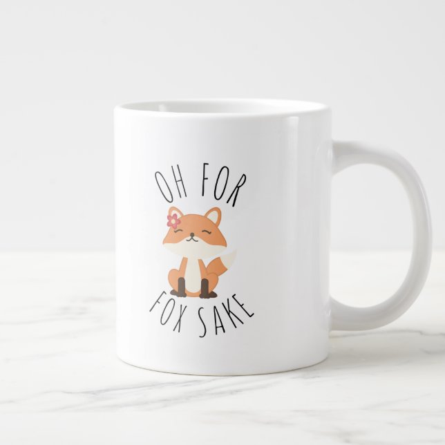 Åh för Fox Sake Coffee Mugg Jumbo Mugg (Höger)