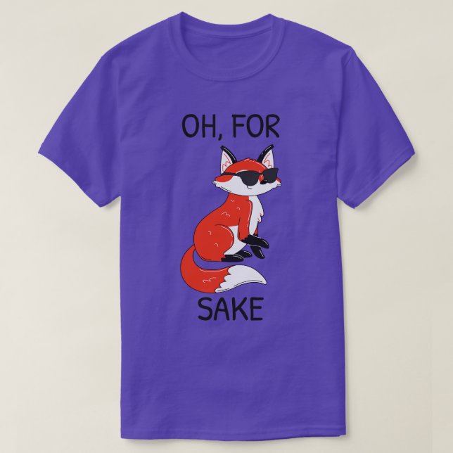 Åh för Fox Sake II T Shirt (Design framsida)