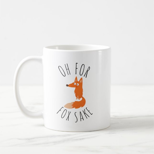 Åh för Fox Sake Kaffemugg (Vänster)