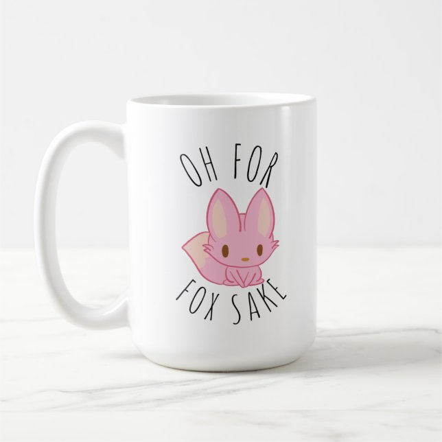 Åh för Fox Sake Kaffemugg (Vänster)