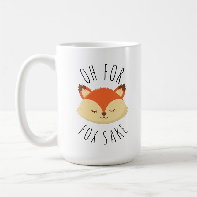 Åh för Fox Sake Kaffemugg (Vänster)