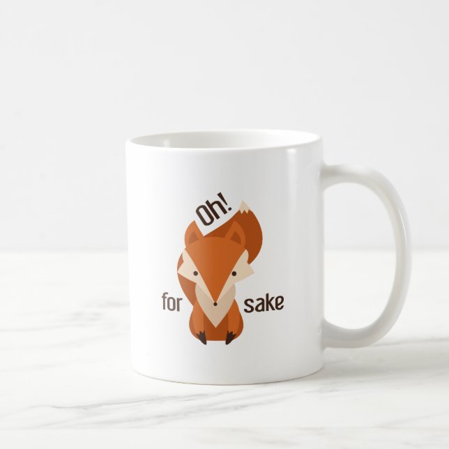 Åh för Fox Sake Kaffemugg (Höger)