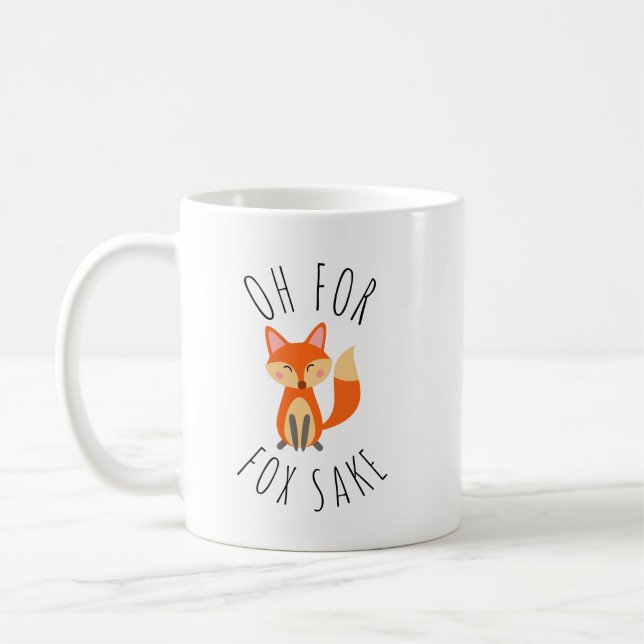 Åh för Fox Sake Kaffemugg (Vänster)