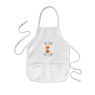 Åh för Fox Sake Kids' Apron Barnförkläde