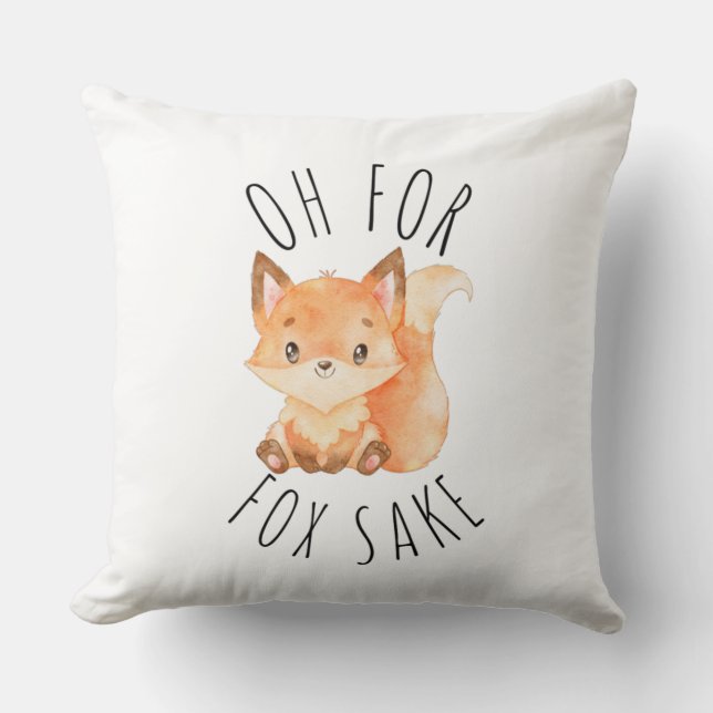 Åh för Fox Sake Kudde (Framsida)