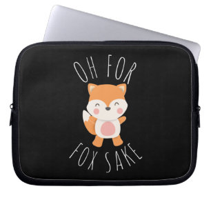 Åh för Fox Sake Laptop Fodral