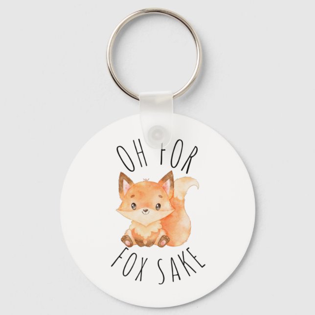 Åh för Fox Sake Nyckelring (Framsida)