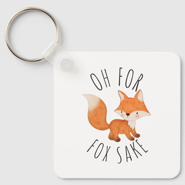 Åh för Fox Sake Nyckelring (Framsida)