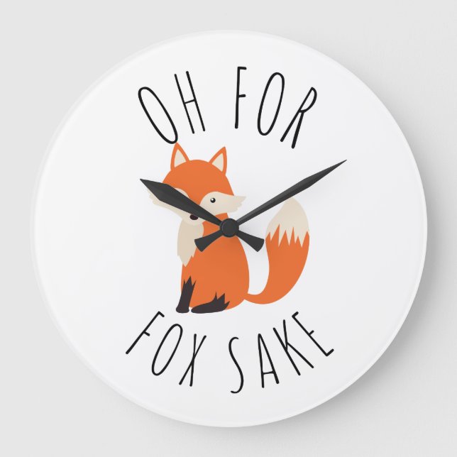 Åh för Fox Sake Stor Klocka (Framsida)