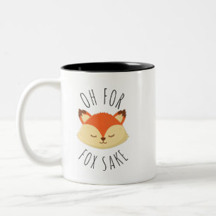 Åh för Fox Sake Två-Tonad Mugg