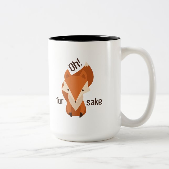 Åh för Fox Sake Två-Tonad Mugg (Höger)