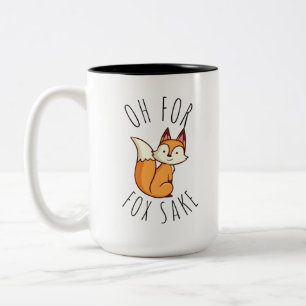 Åh för Fox Sake Två-Tonad Mugg