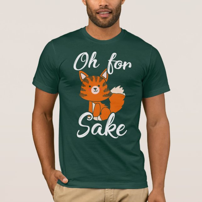 Åh för Fox Sake Wildlife T Shirt (Framsida)