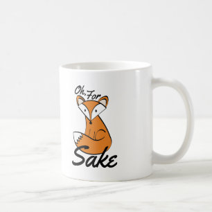 Åh, för fox-skalning kaffemugg