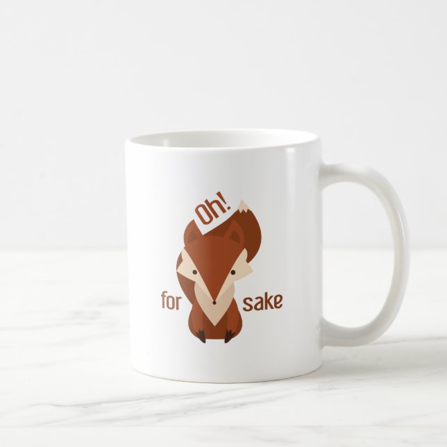 Åh för rävs skull kaffemugg (Höger)