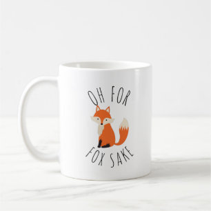Åh för rävs skull kaffemugg