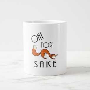 Åh för rävs skull mugg jumbo mugg