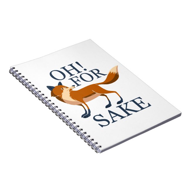Åh, för rävsakens skull anteckningsbok med spiral (Högra Sidan)