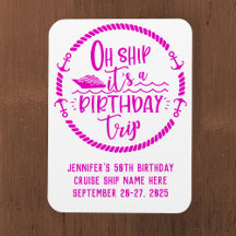Åh Frakt Birthday Resa Cruise Door