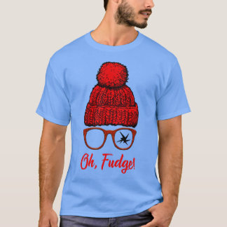 Åh Fudge Funny jul Candies Geek Nerd Women S T Shirt